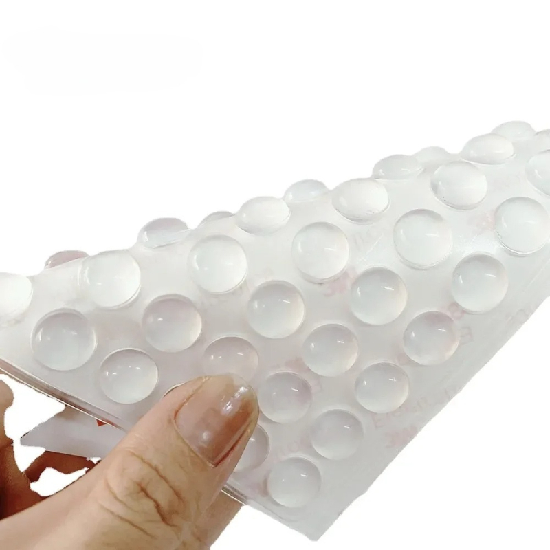 Door Stopper Rubber - 100 Adet Kendinden Yapışkanlı Kapı Durdurucu