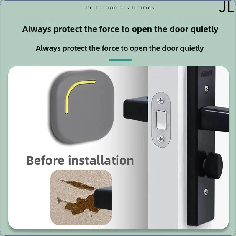 Door Stopper Rubber - 1/2 adet silikon tampon kapı durdurucu