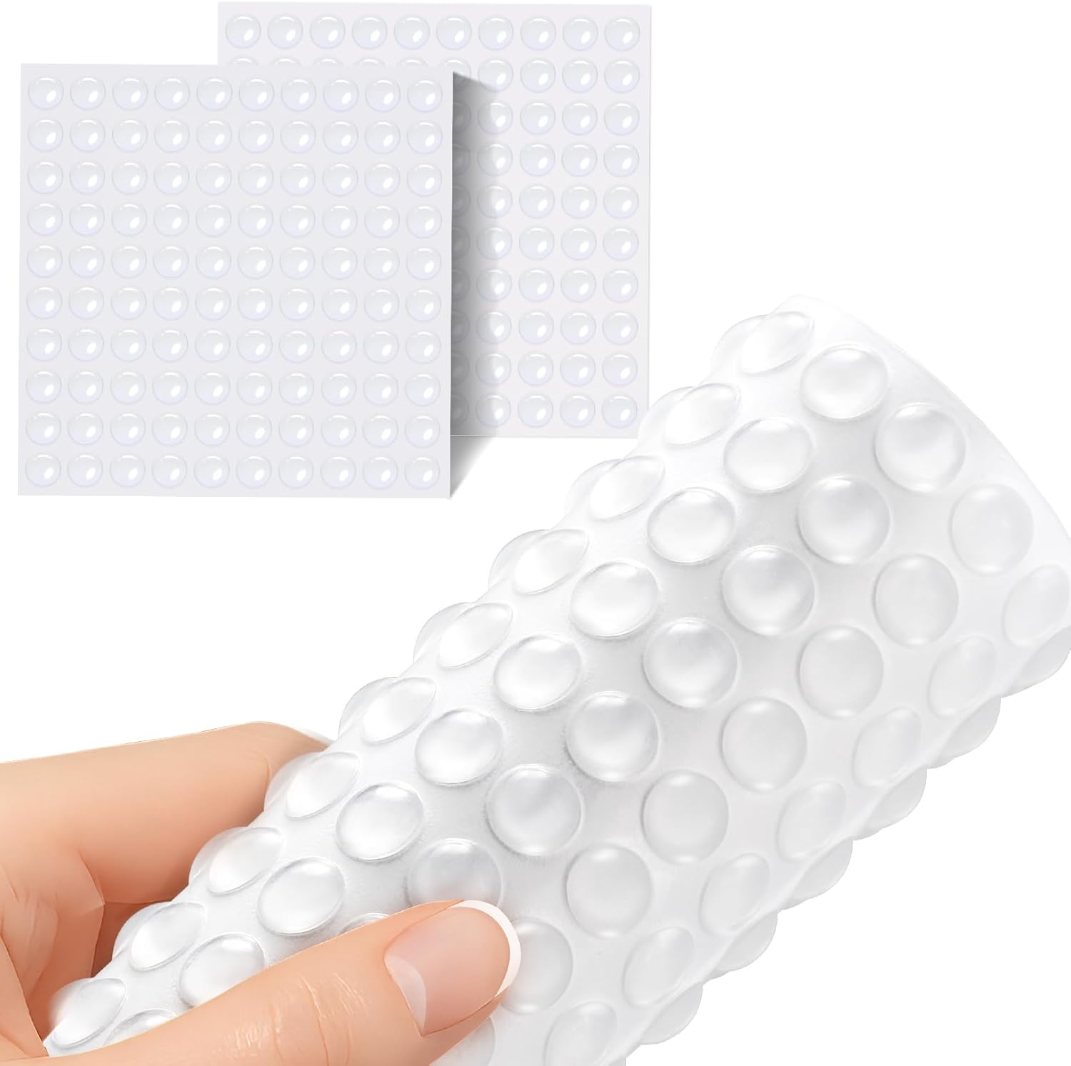 Door Stopper Rubber - 100 adet şeffaf lastik ayak pedleri