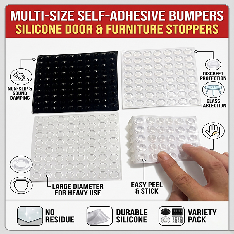 Kendinden Yapışkanlı Silikon T - Door Stopper Rubber incelemesi ve fiyatı