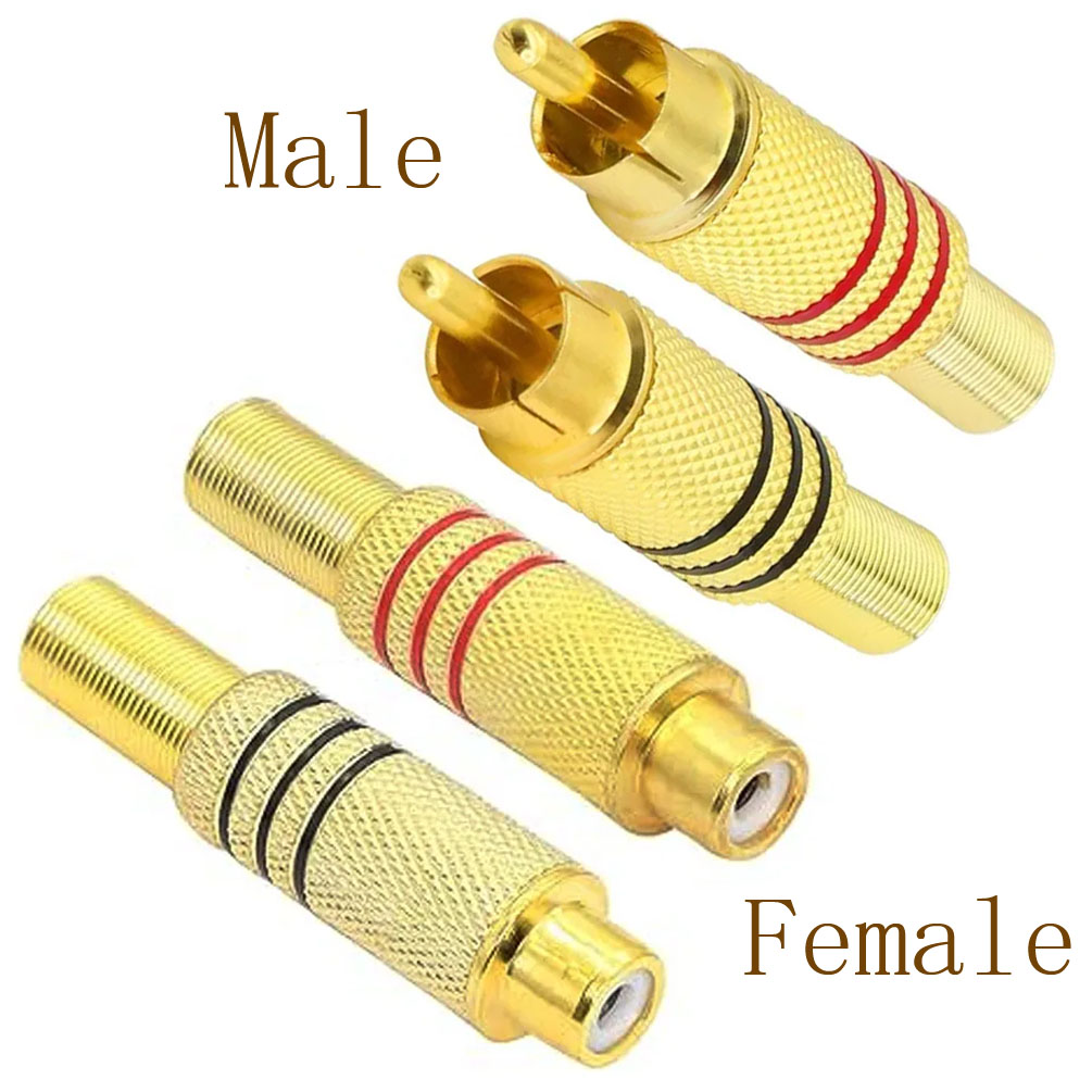 4 adet RCA fiş altın kaplama l - Home Improvement Videos incelemesi ve fiyatı